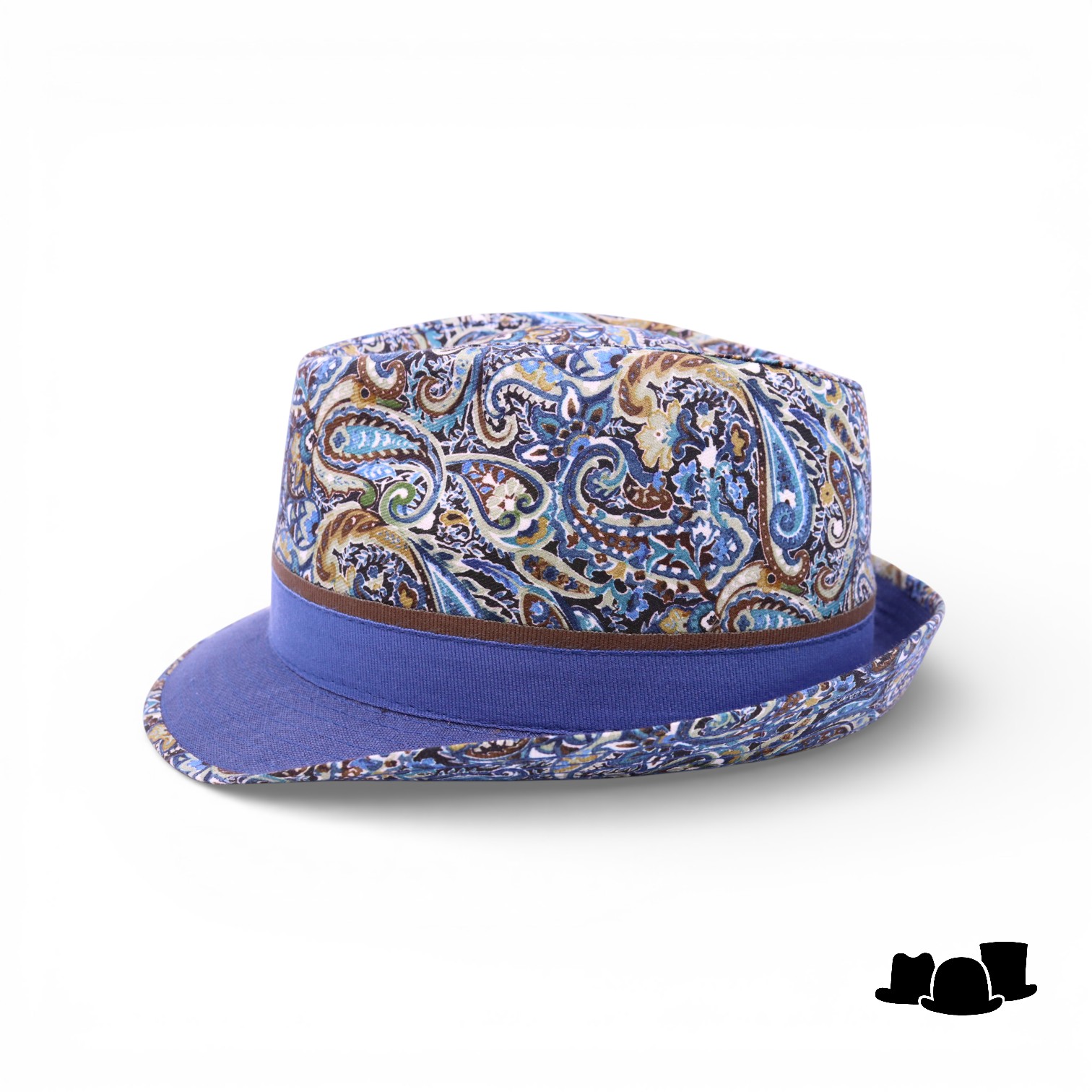 jos van dijck trilby katoen fantasy blauw