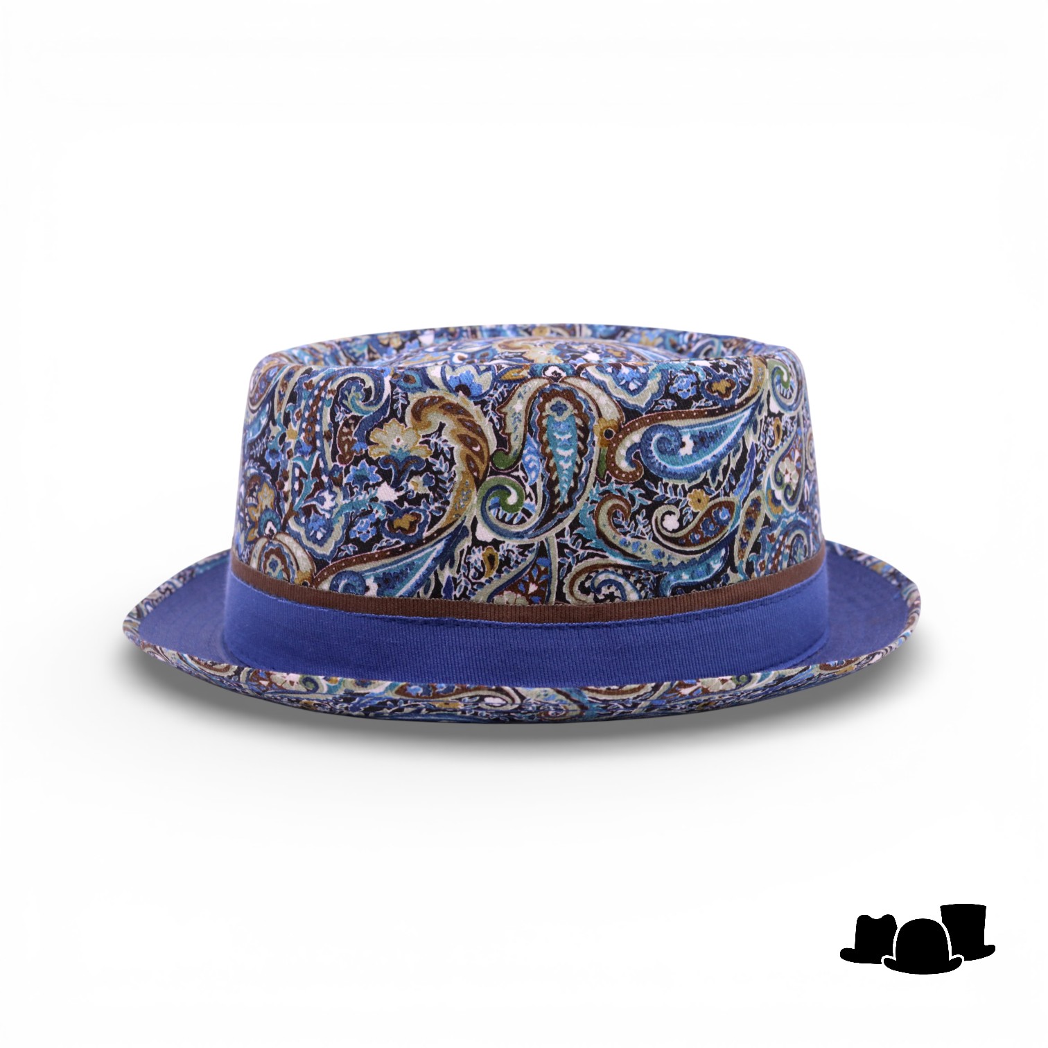 jos van dijck pork pie katoen fantasy blauw