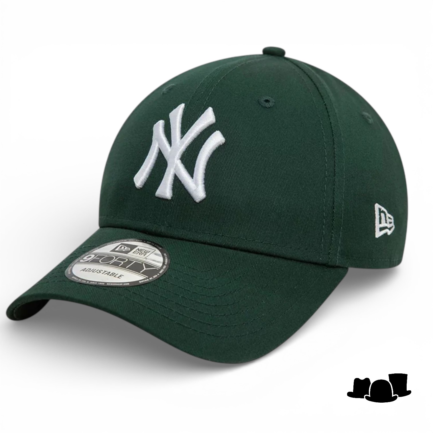 new era baseball cap 9forty new york yankees dark green