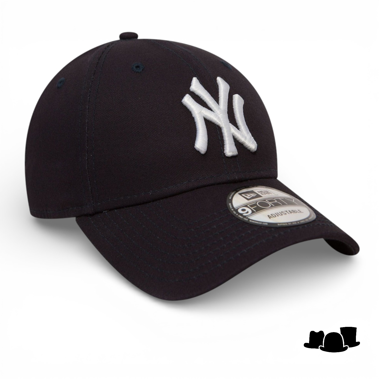 new era baseball cap 9forty new york yankees navy white