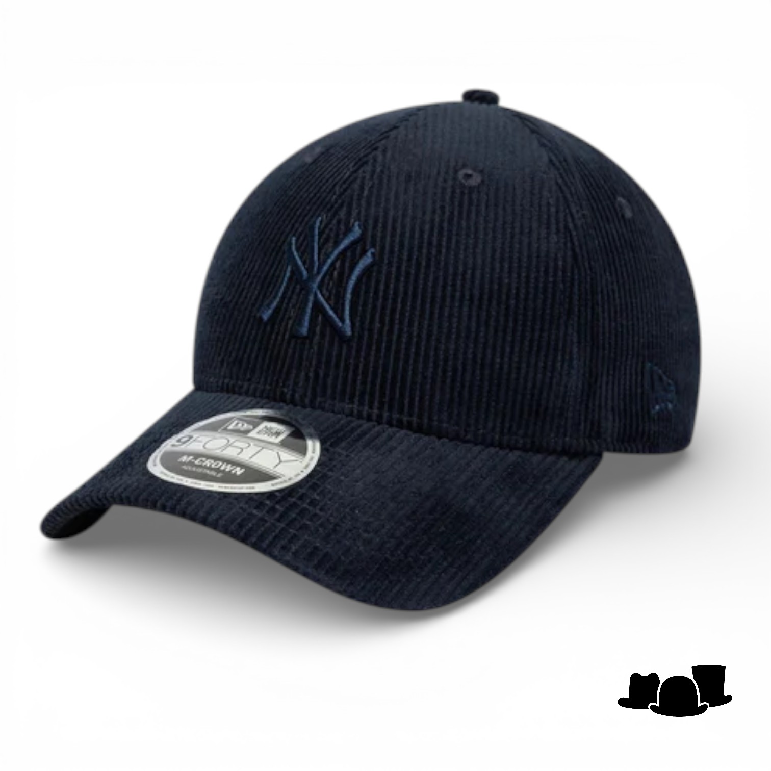 new era baseball cap 9forty cord new york yankees navy 