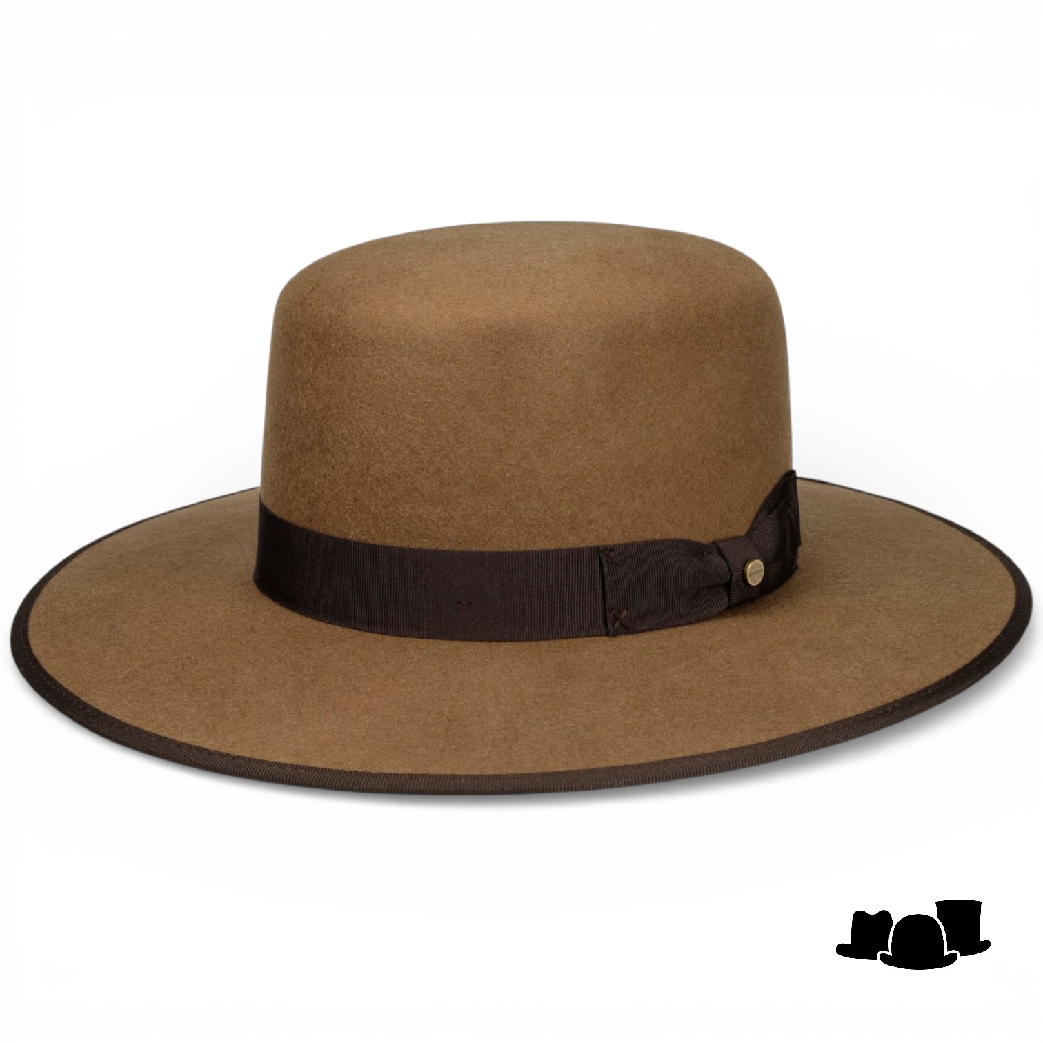 stetson open crown lannover wolvilt bruin