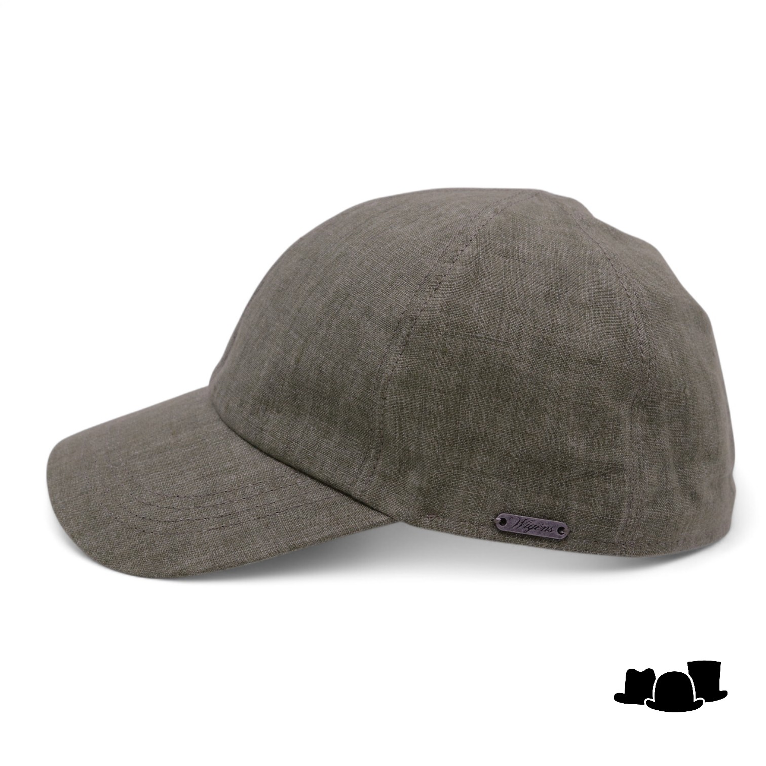 wigens baseball classic cap libeco linnen washed olive