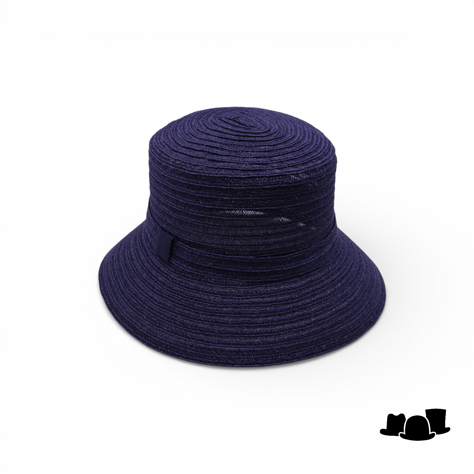 jos van dijck brede bucket hat viviana canapa donkerblauw