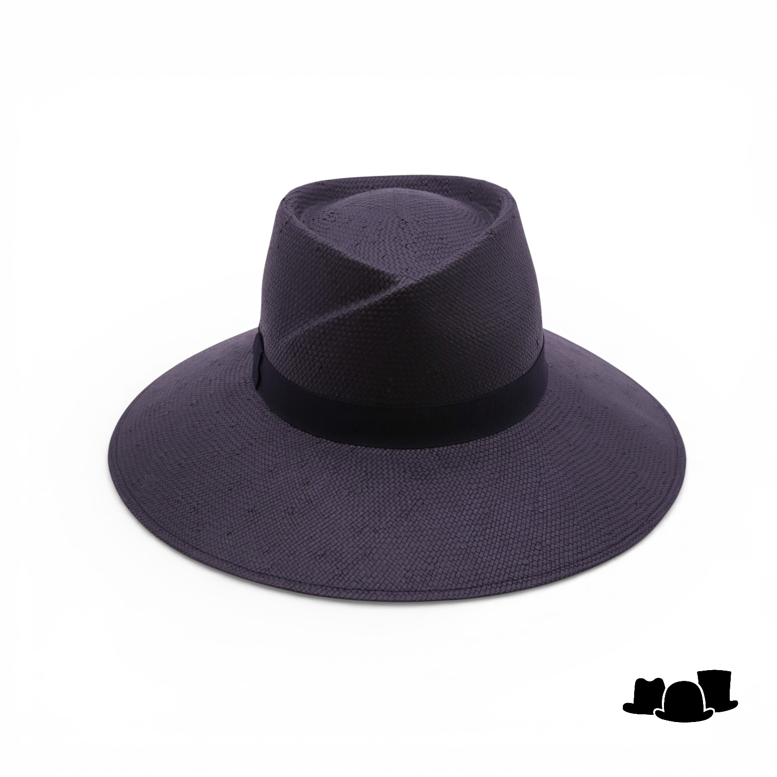 jos van dijck brede rand fedora vivien cellulose zwart