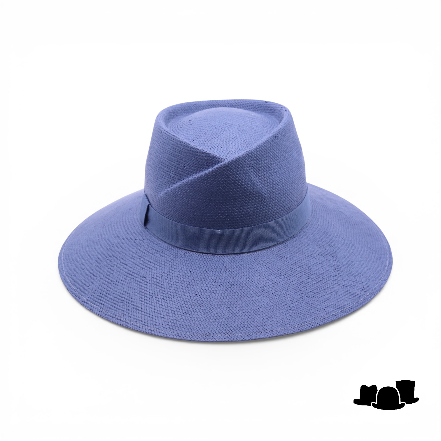jos van dijck brede rand fedora vivien cellulose blauw