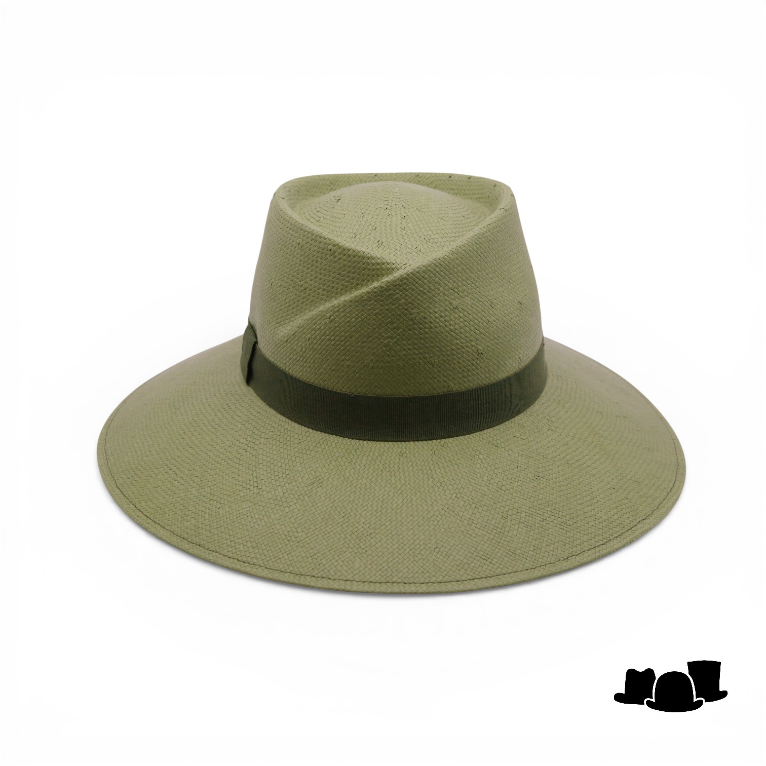 jos van dijck brede rand fedora vivien cellulose groen