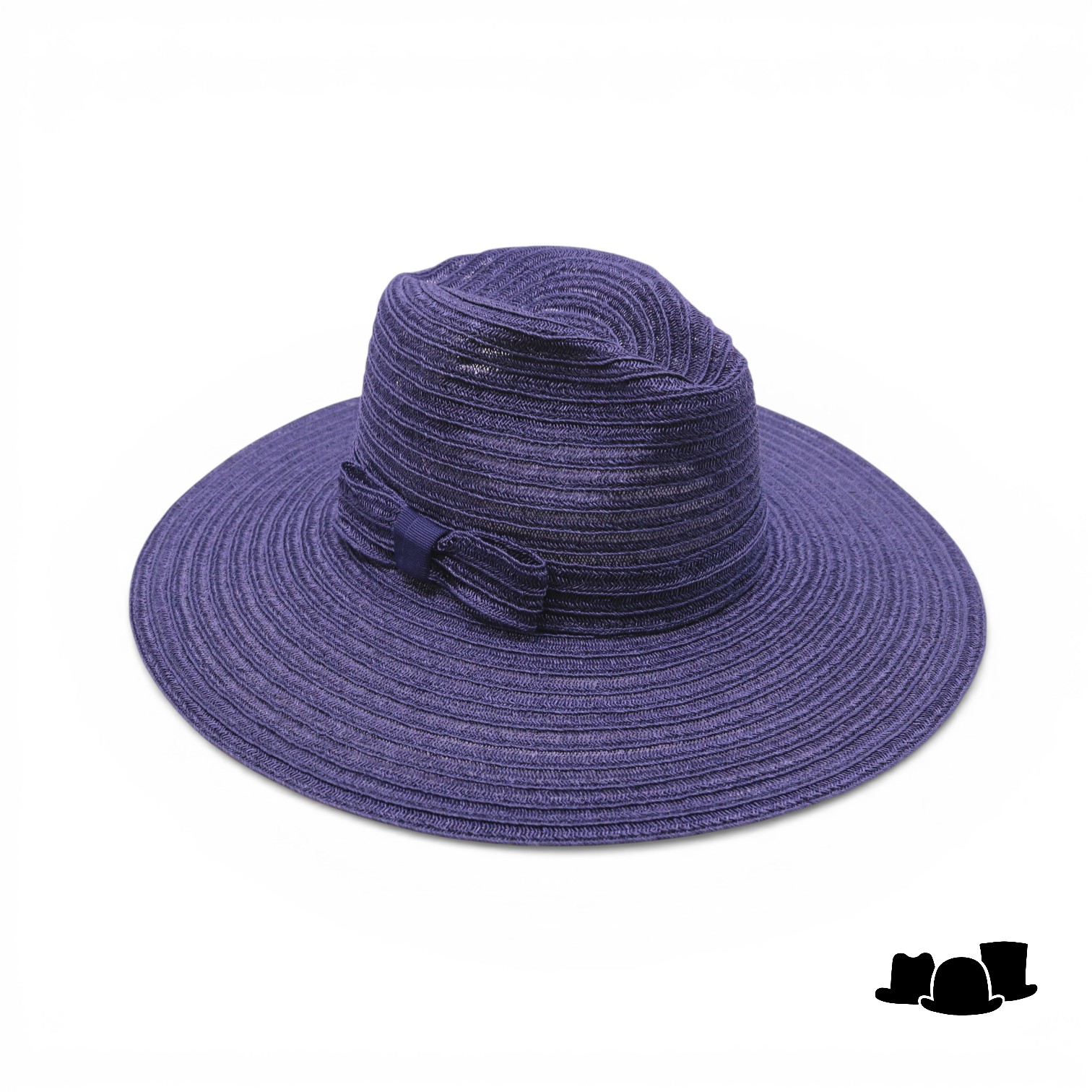 jos van dijck brede rand fedora valentina canapa donkerblauw