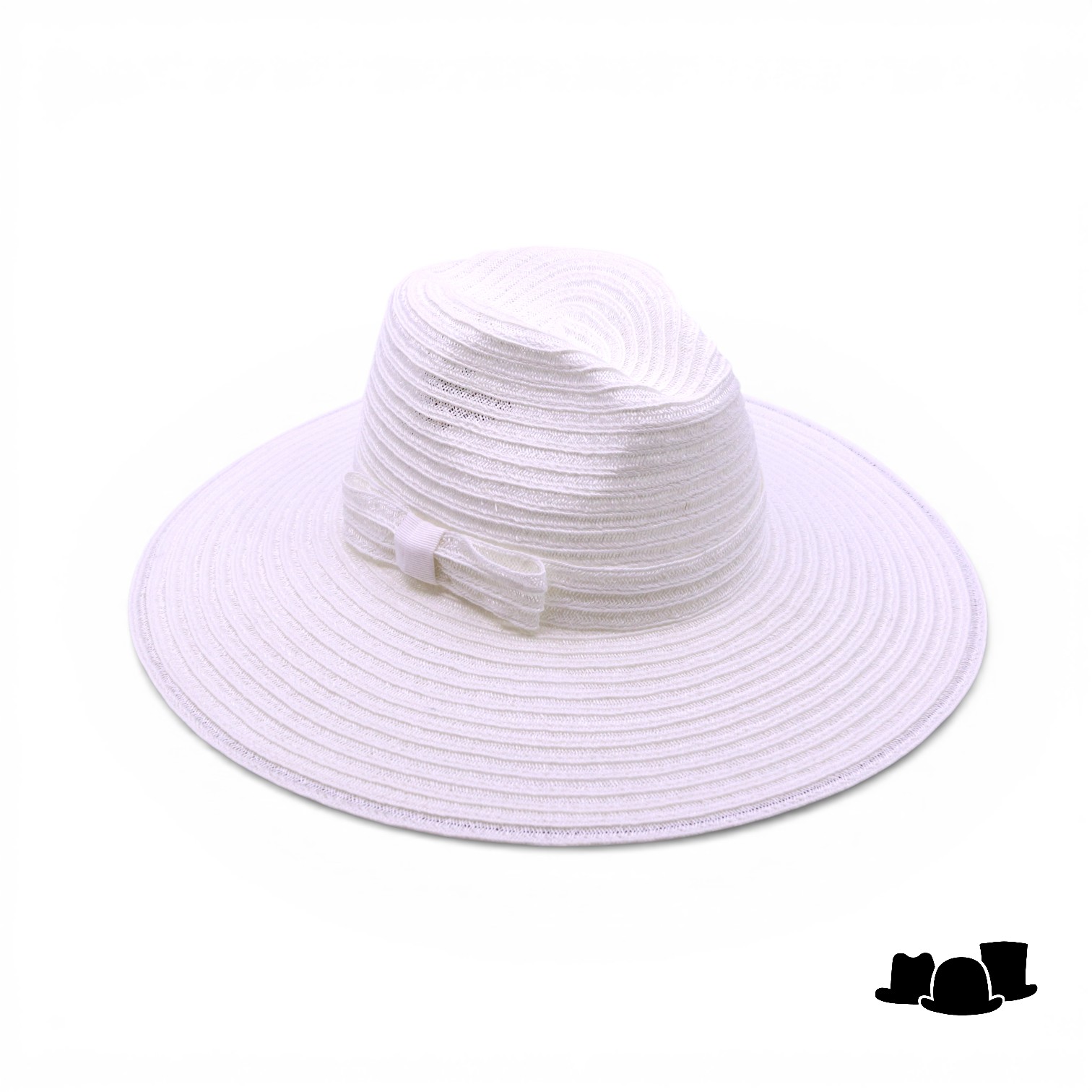 jos van dijck brede rand fedora valentina canapa wit