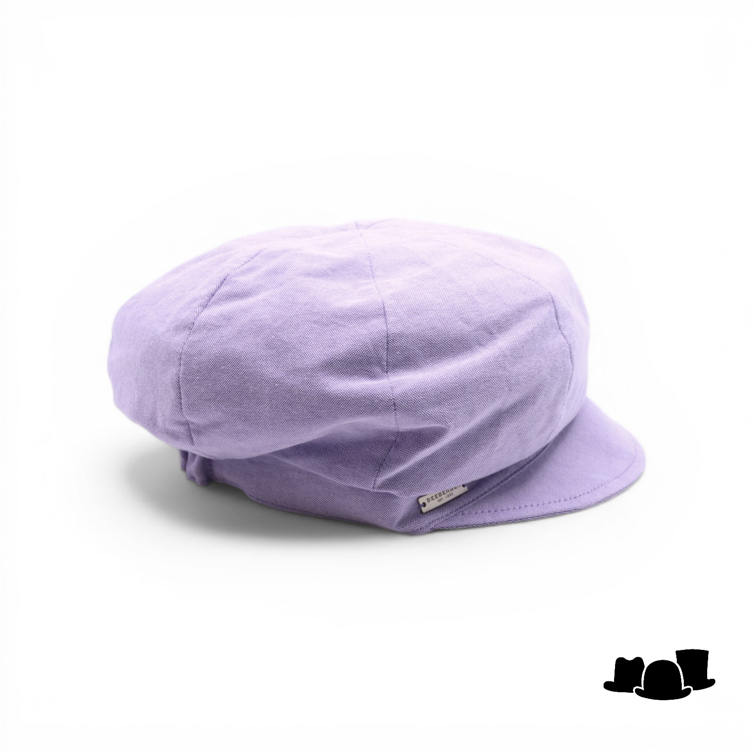 seeberger ballonpet chambray katoen lilac