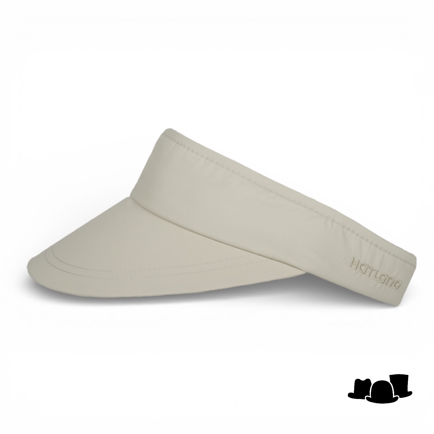 hatland visor vadis wide brim recycled polyamide beige