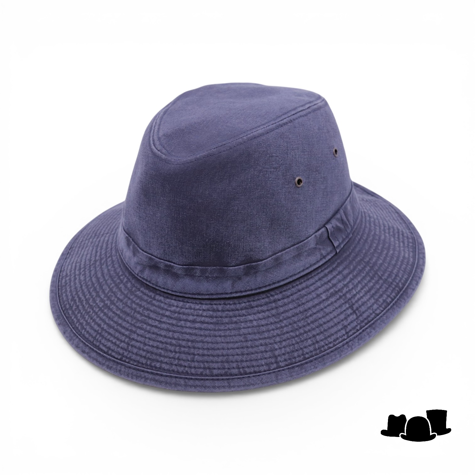 crambes safari outdoor hoed katoen donkerblauw