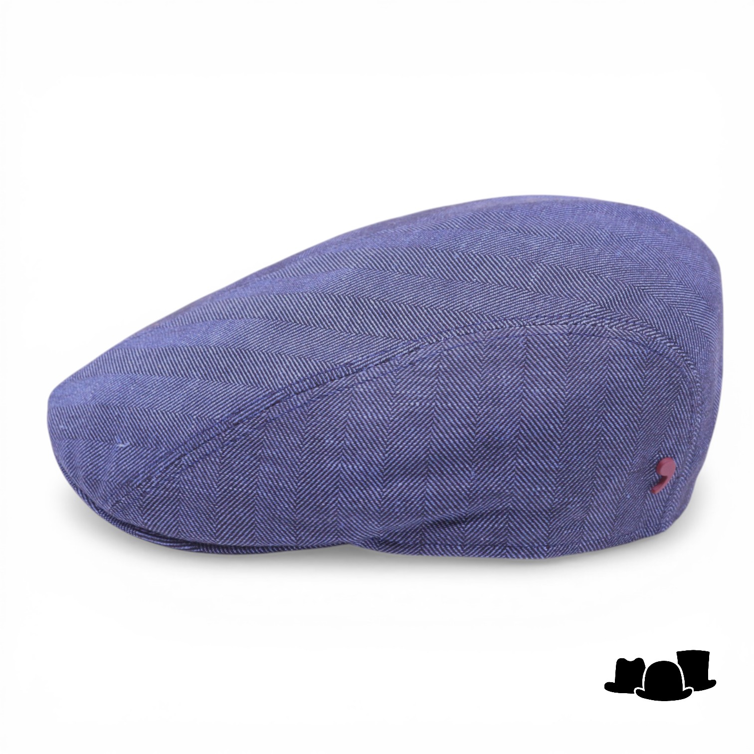 alfonso deste ivy pet hannover linnenmix fijne visgraat blauw