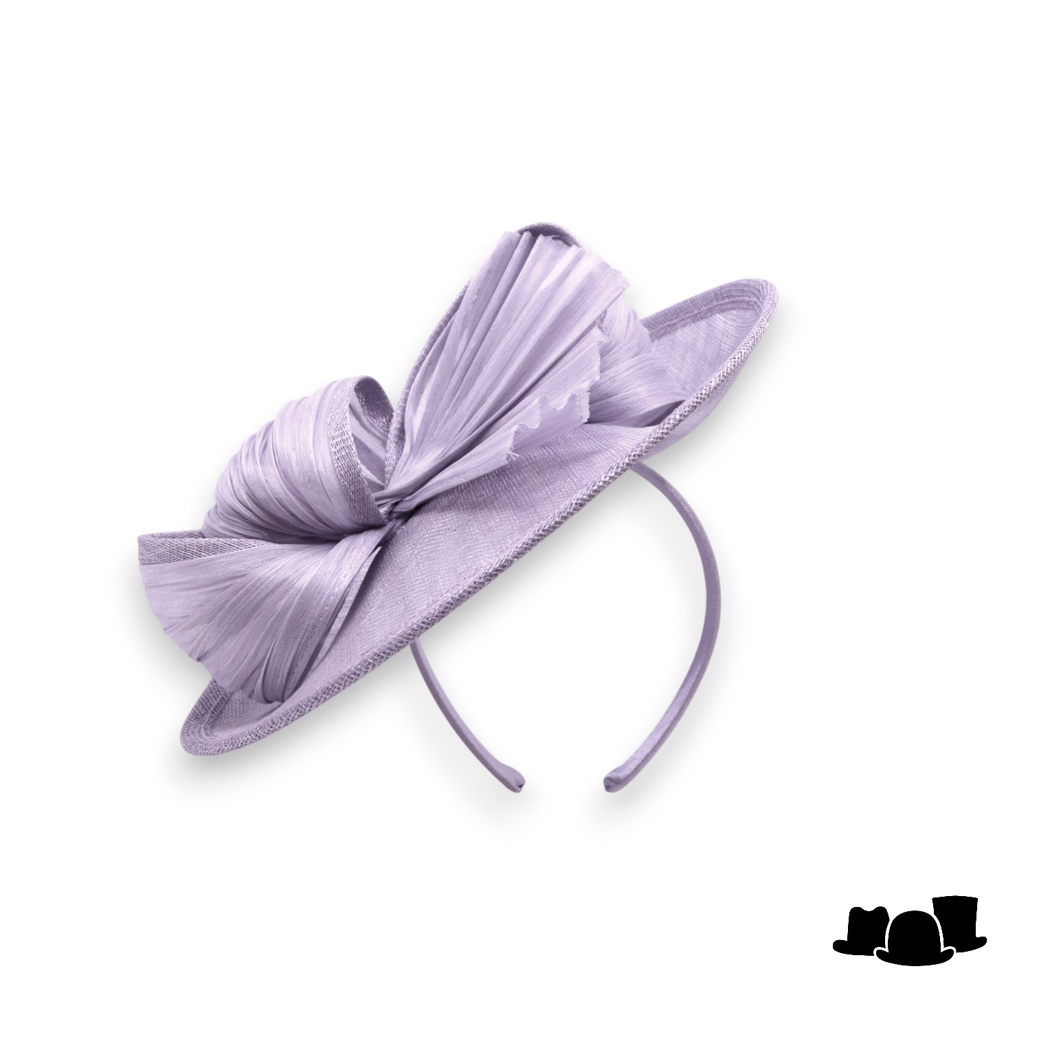maddox small occasion disc oval knot sinamay lavendel
