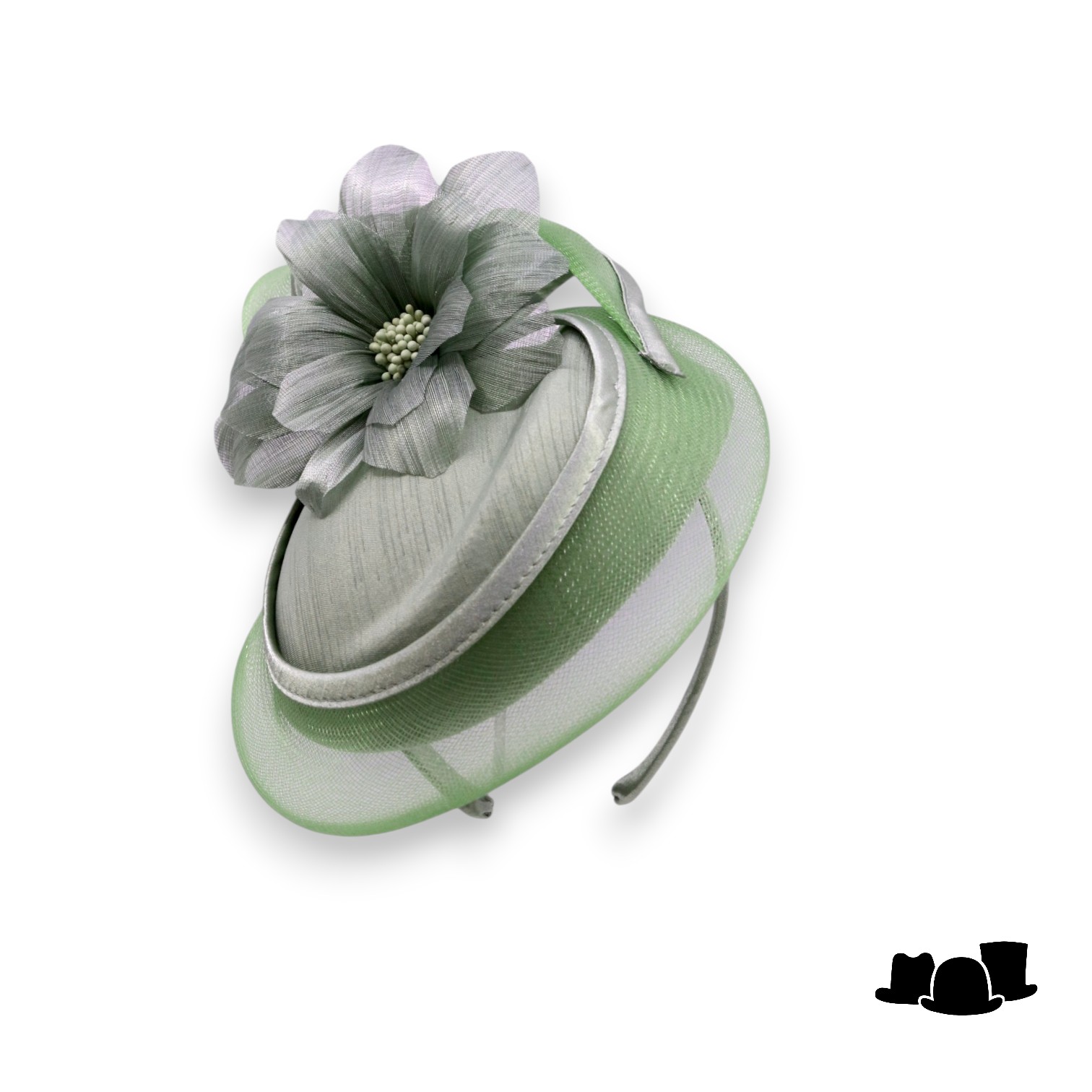 maddox fascinator 179 dopje  sinamay buntal crine salie