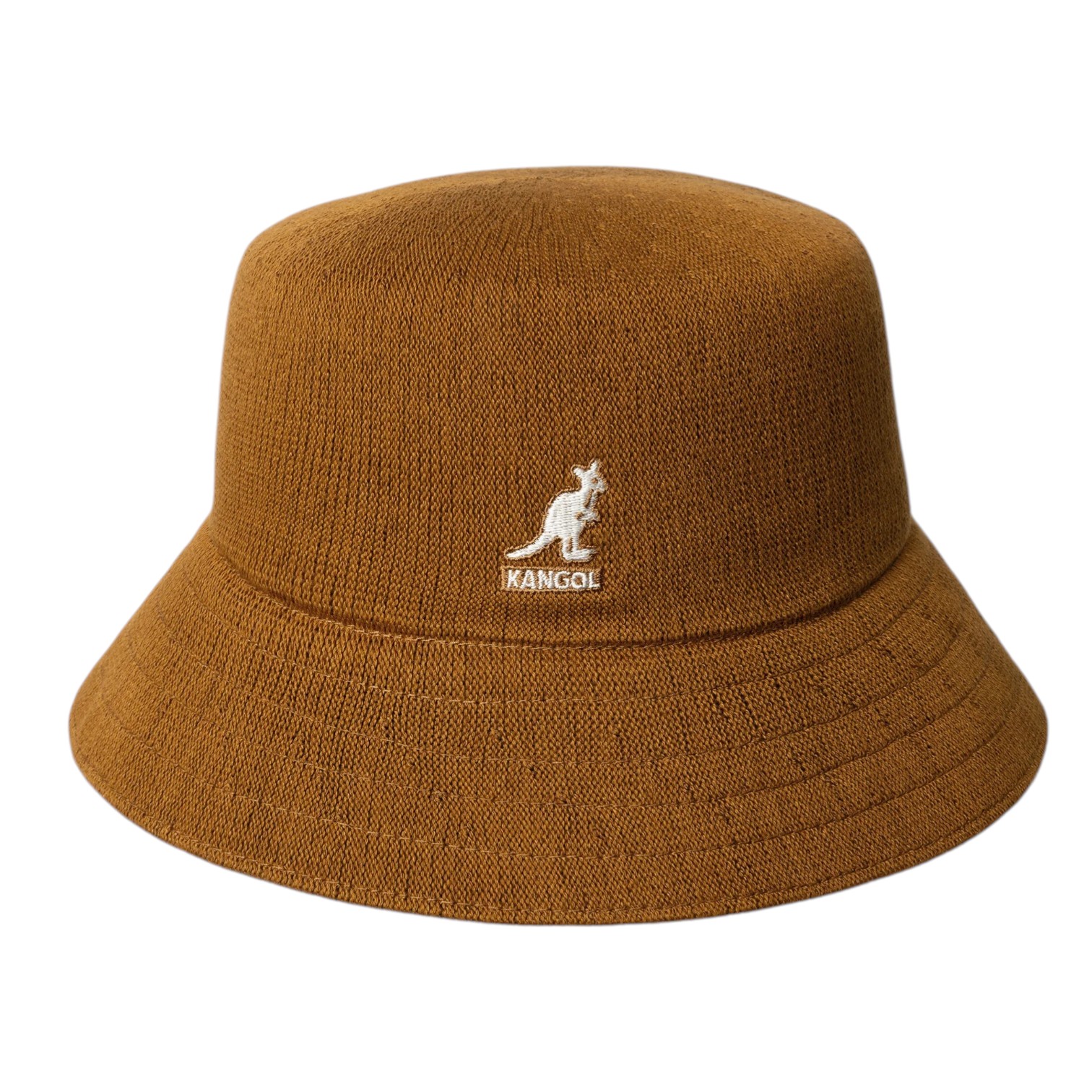 kangol bucket hat lahinch bamboo rustic caramel