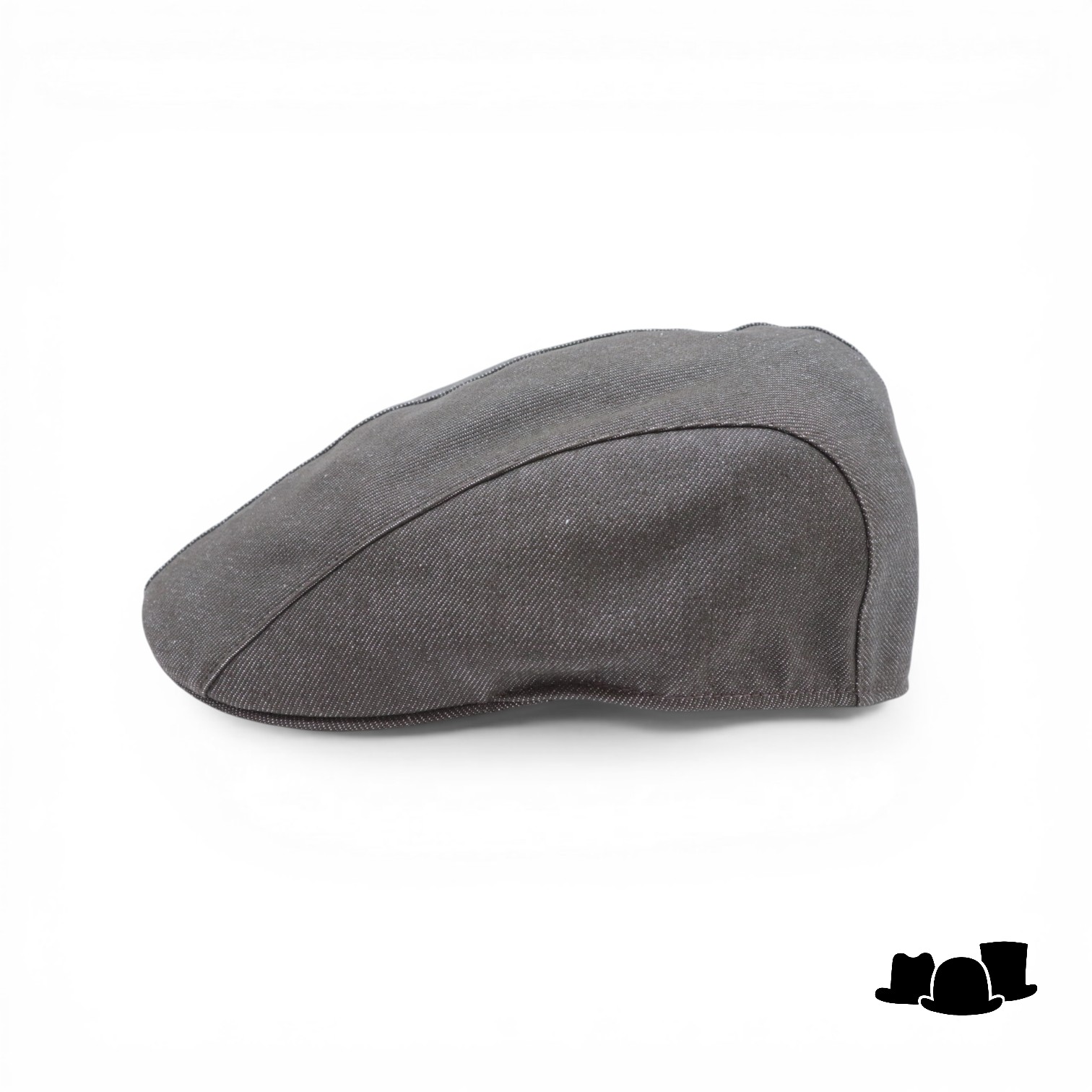 jos van dijck ivy pet split katoen denim groen