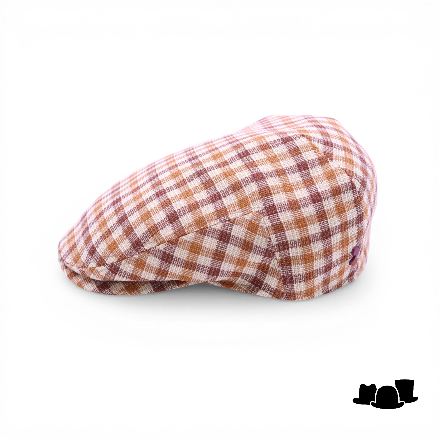 alfonso deste rudy ivy pet zomerwol ruit caramel en bruin