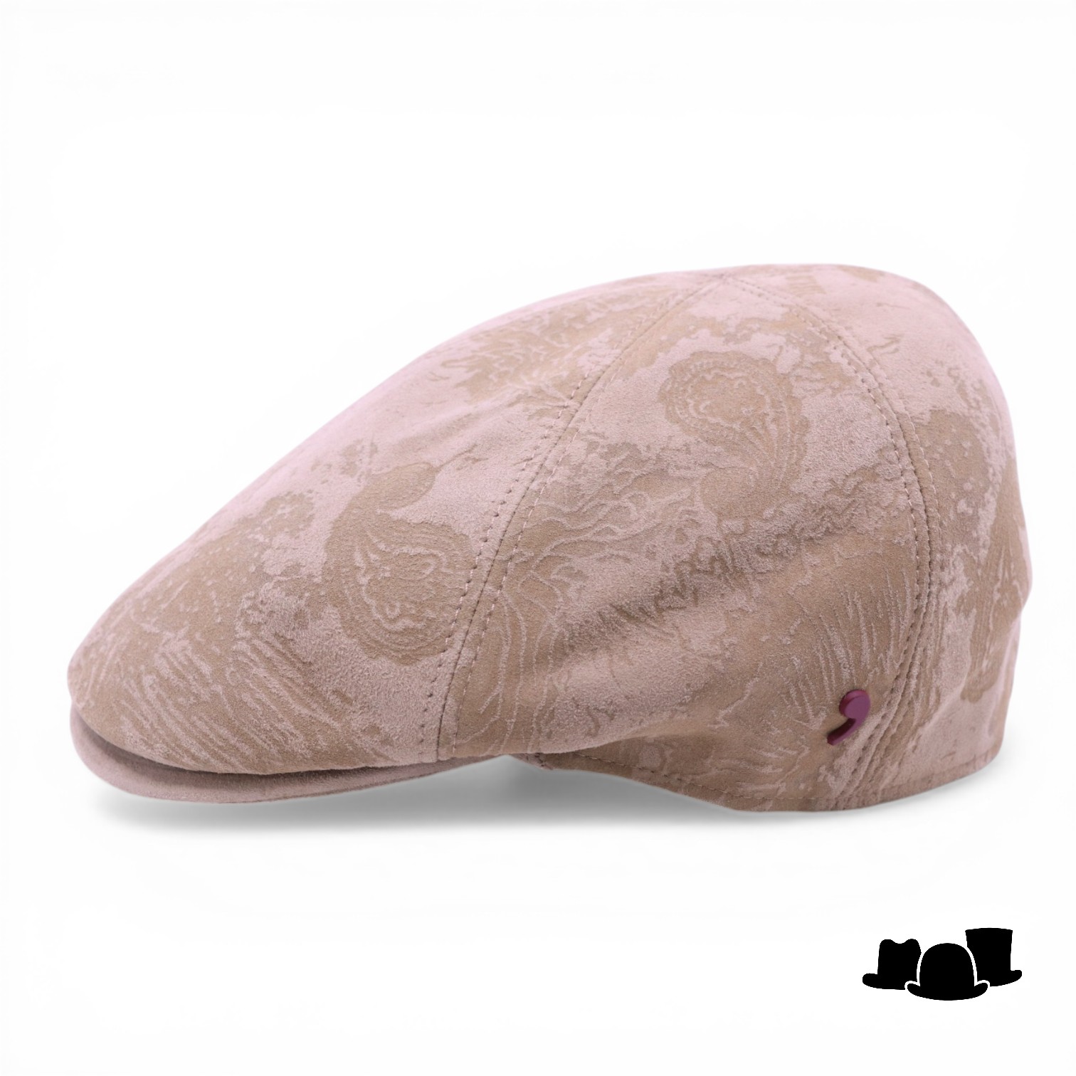 alfonso deste ivy pet like relief leer beige