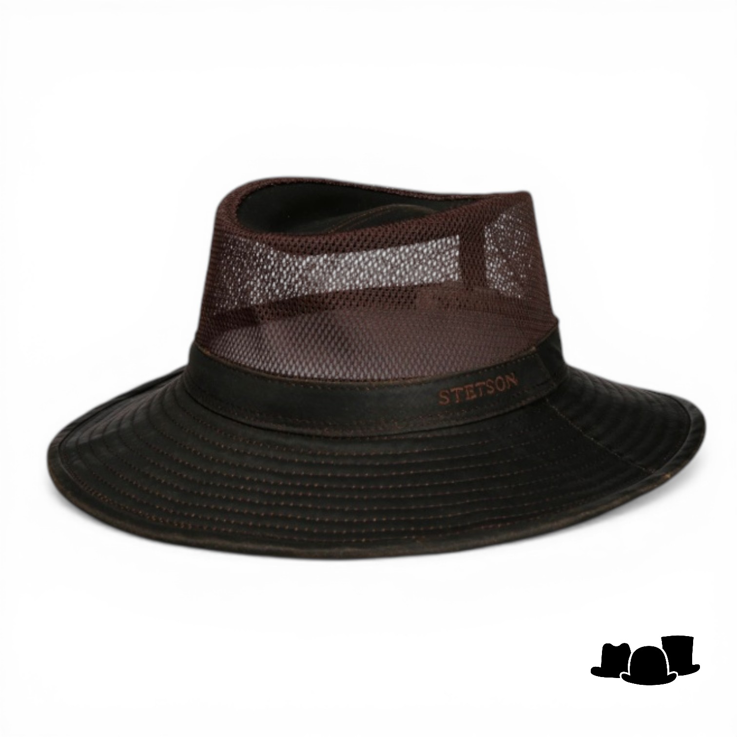 stetson outdoor hoed airmesh brown