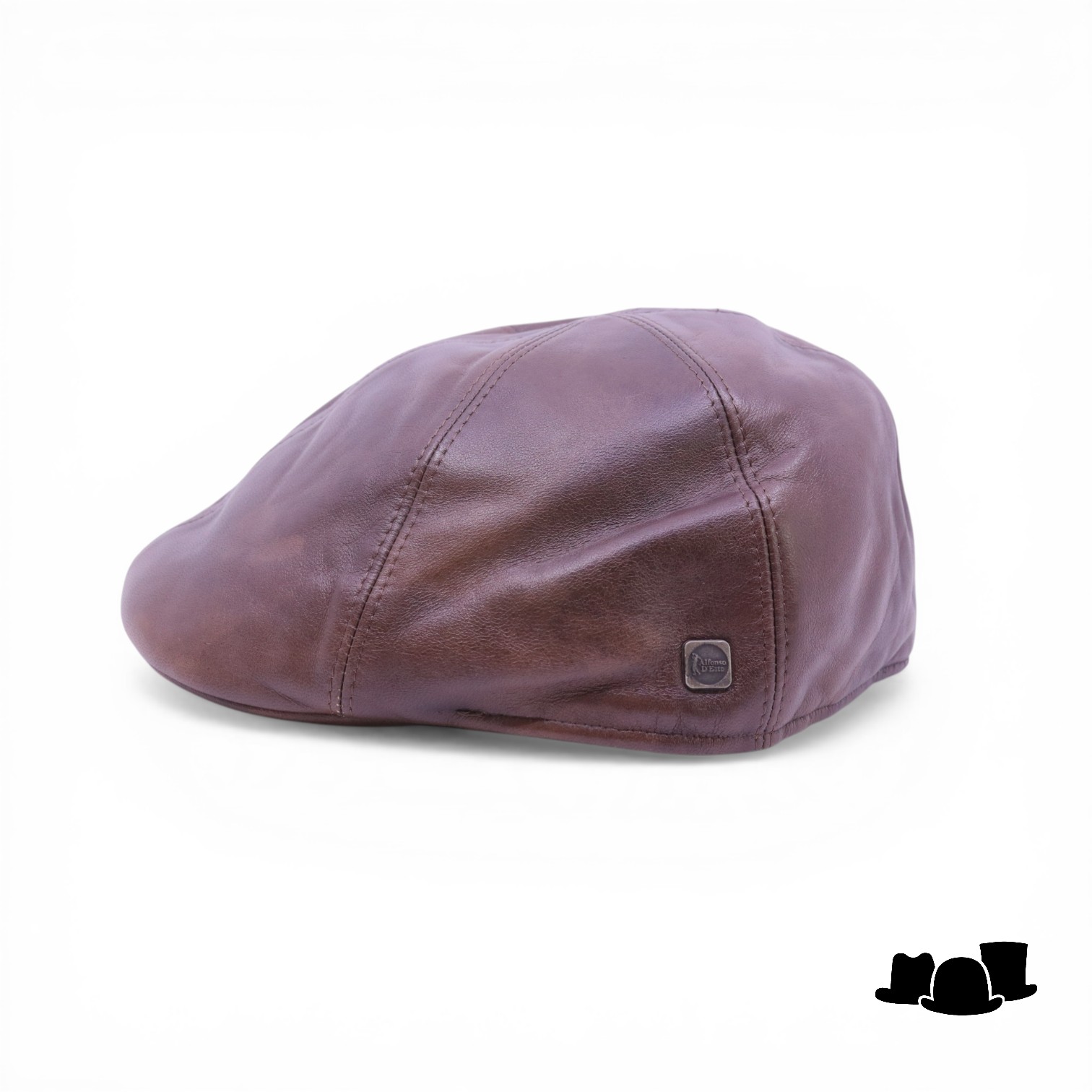 alfonso deste ivy golf lederen bruin