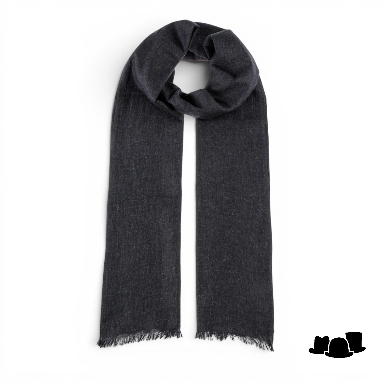 stetson summer scarf linenmix navy