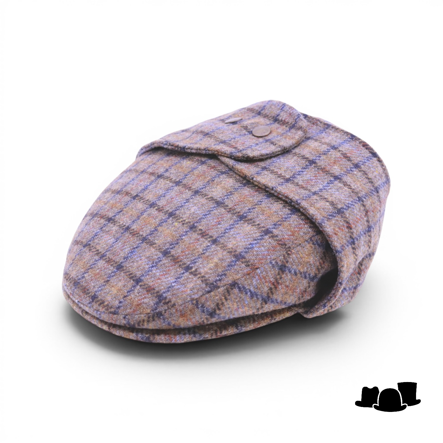 alfonso deste bugatti holmes pet beige ruit blauw rood oker