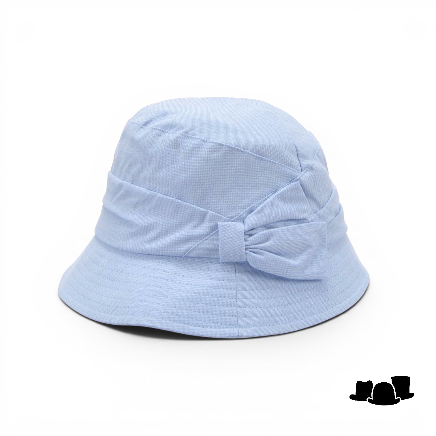 seeberger cloche chambray light blue