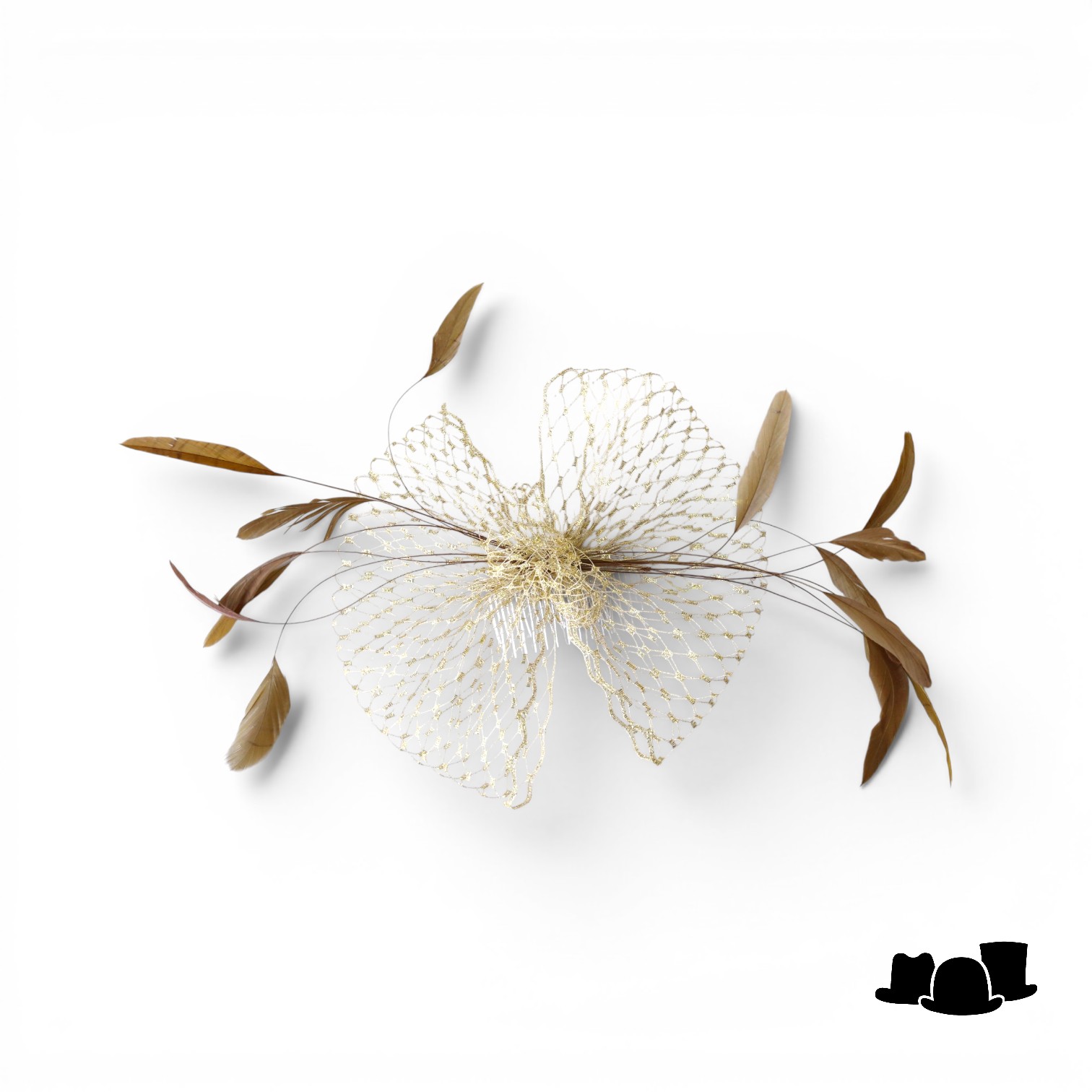 eigen atelier bespoke haarversiering orata goud