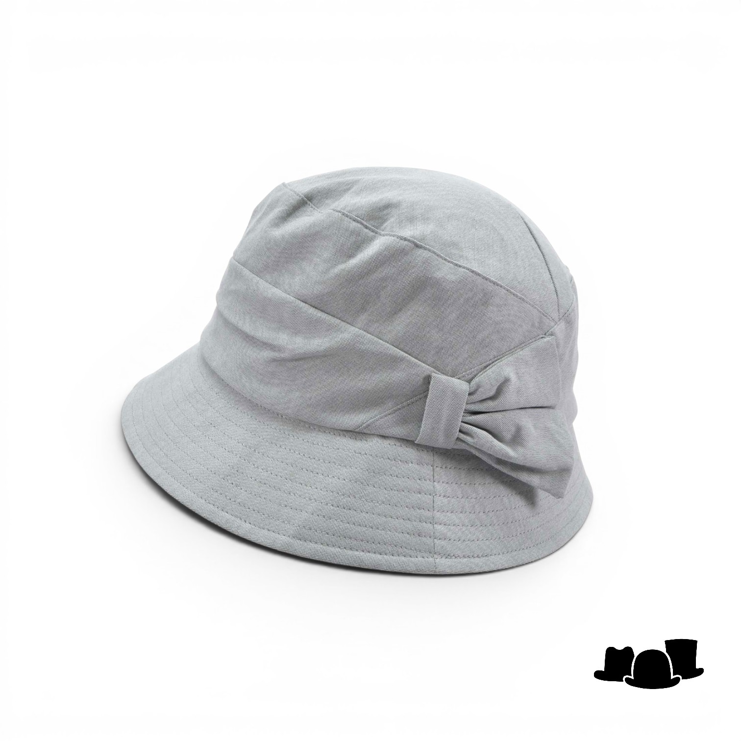 seeberger cloche chambray lichtgroen