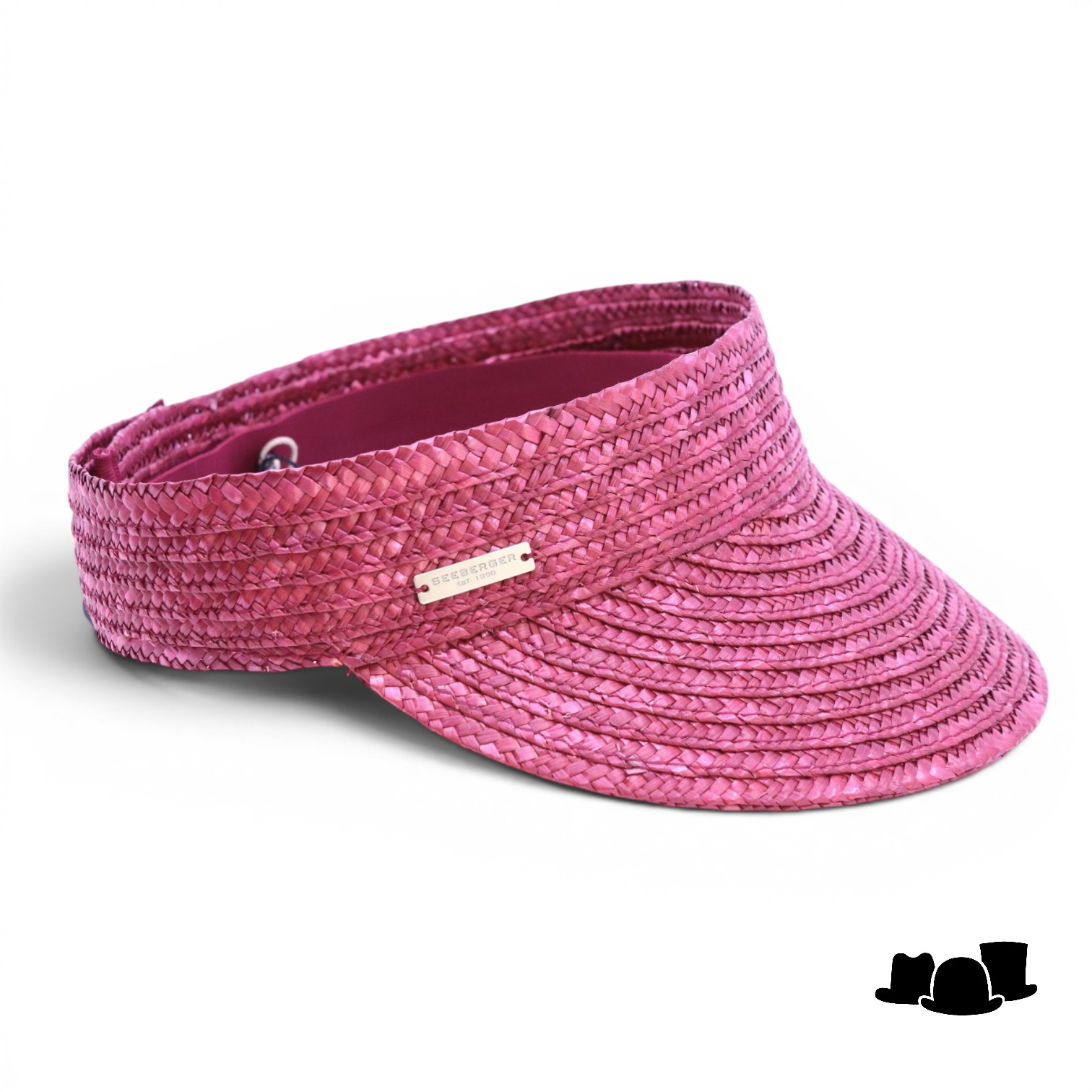 seeberger visor stro burgundy