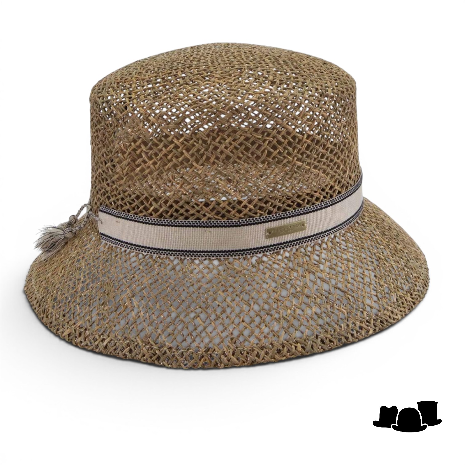 seeberger cloche seagrass strohoed