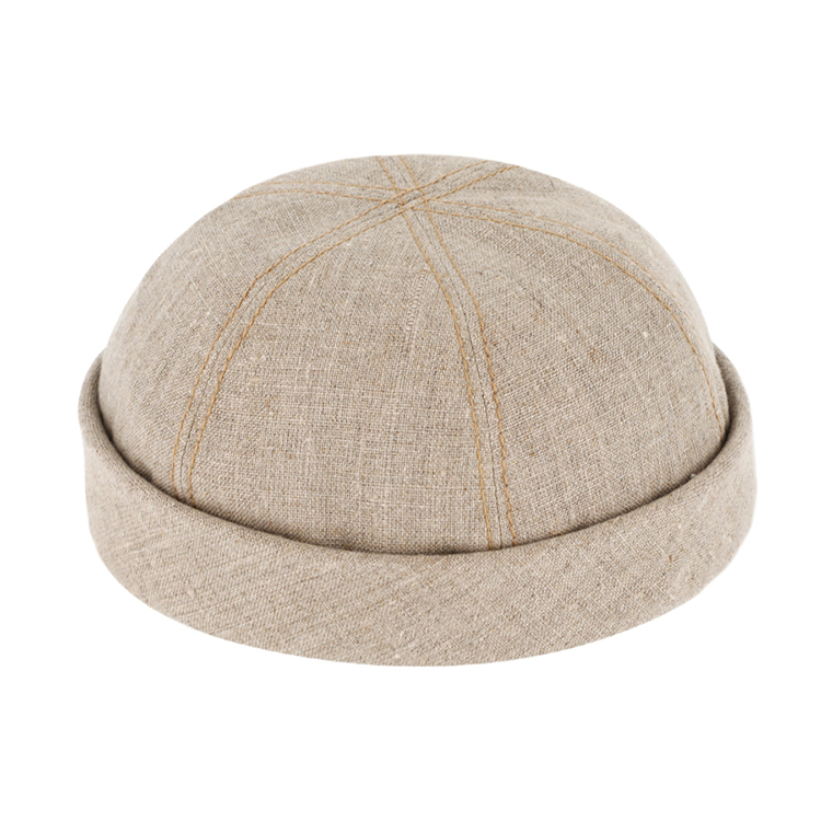 fiebig docker muts linnen naturel 