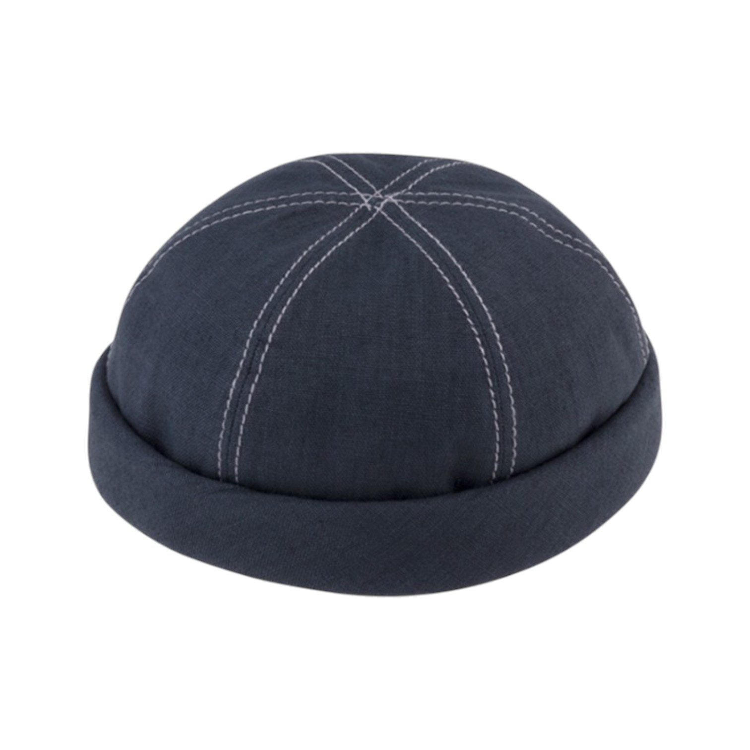 fiebig docker muts linnen navy 