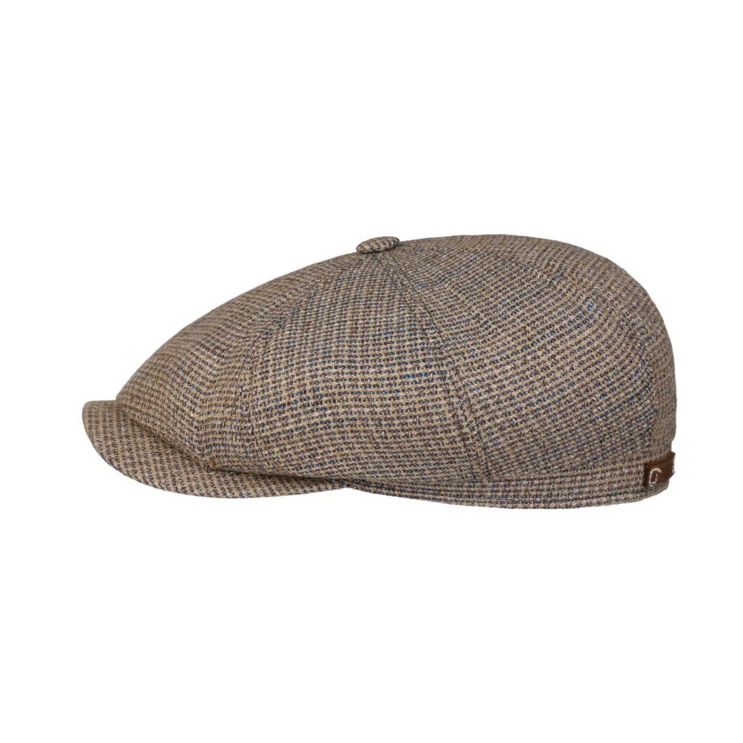 stetson hatteras newsboy cap coffee dyed barista cotton taupe