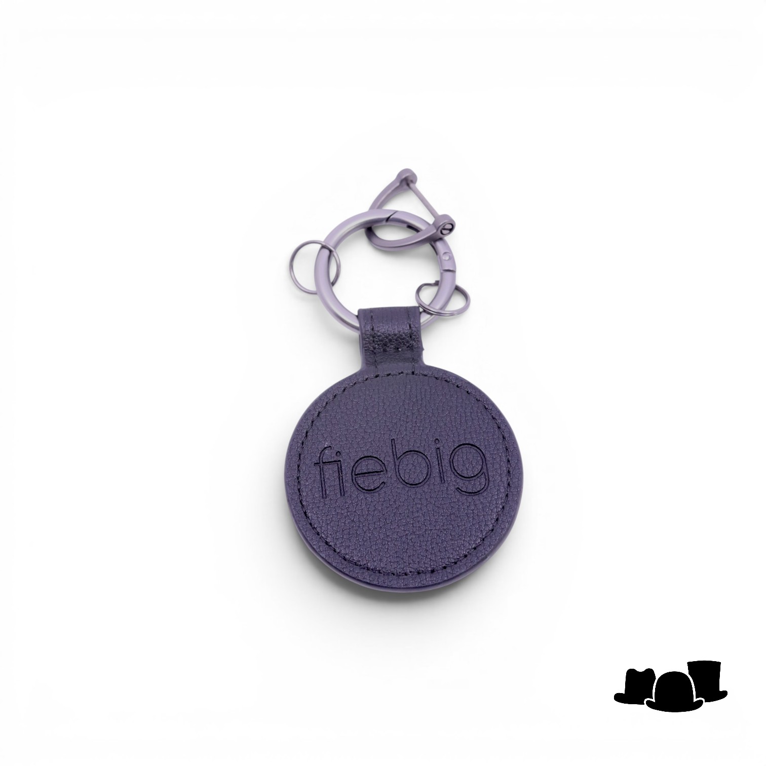 fiebig magnetisch hoeden clip leder zwart
