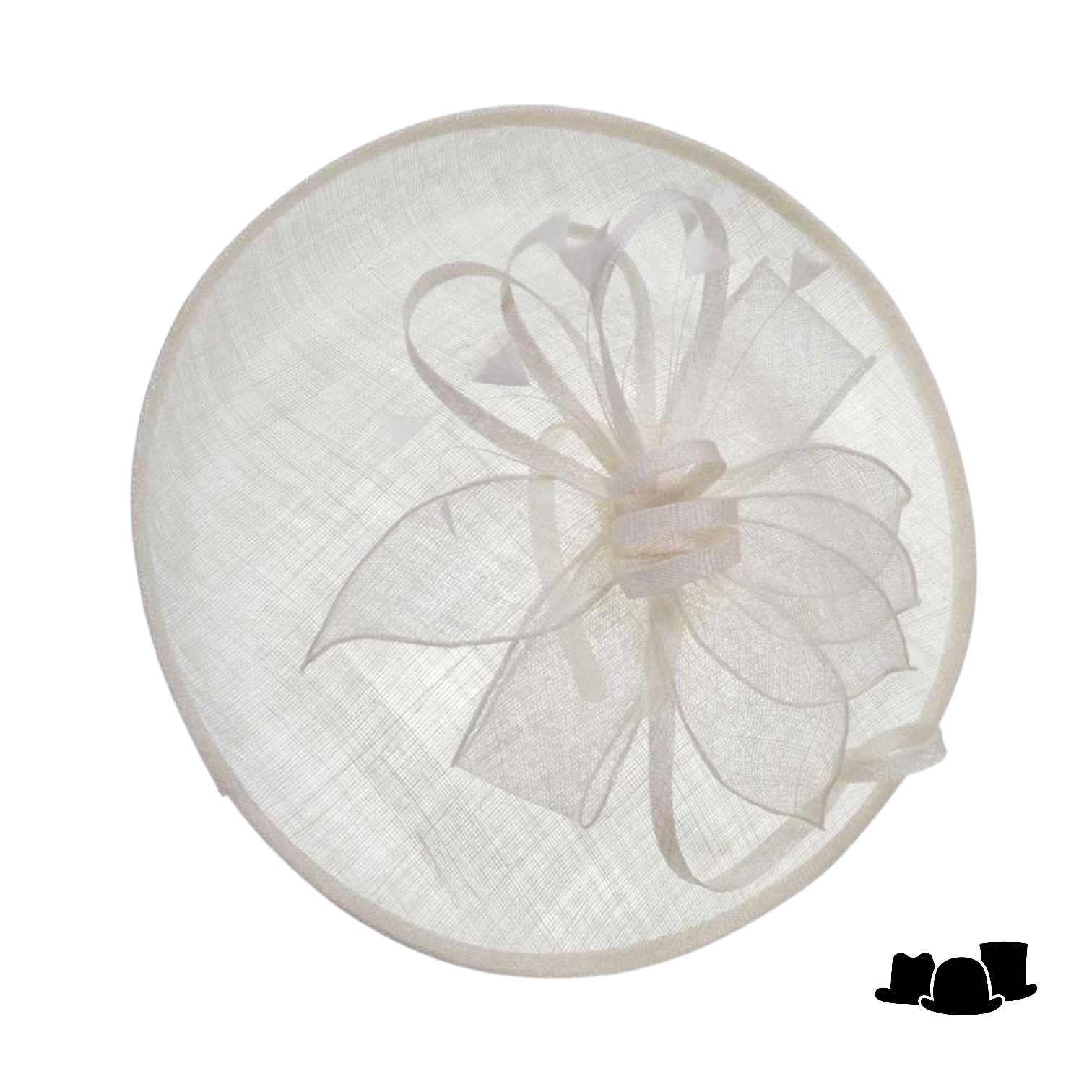 seeberger fascinator disc wanda sinamay wit