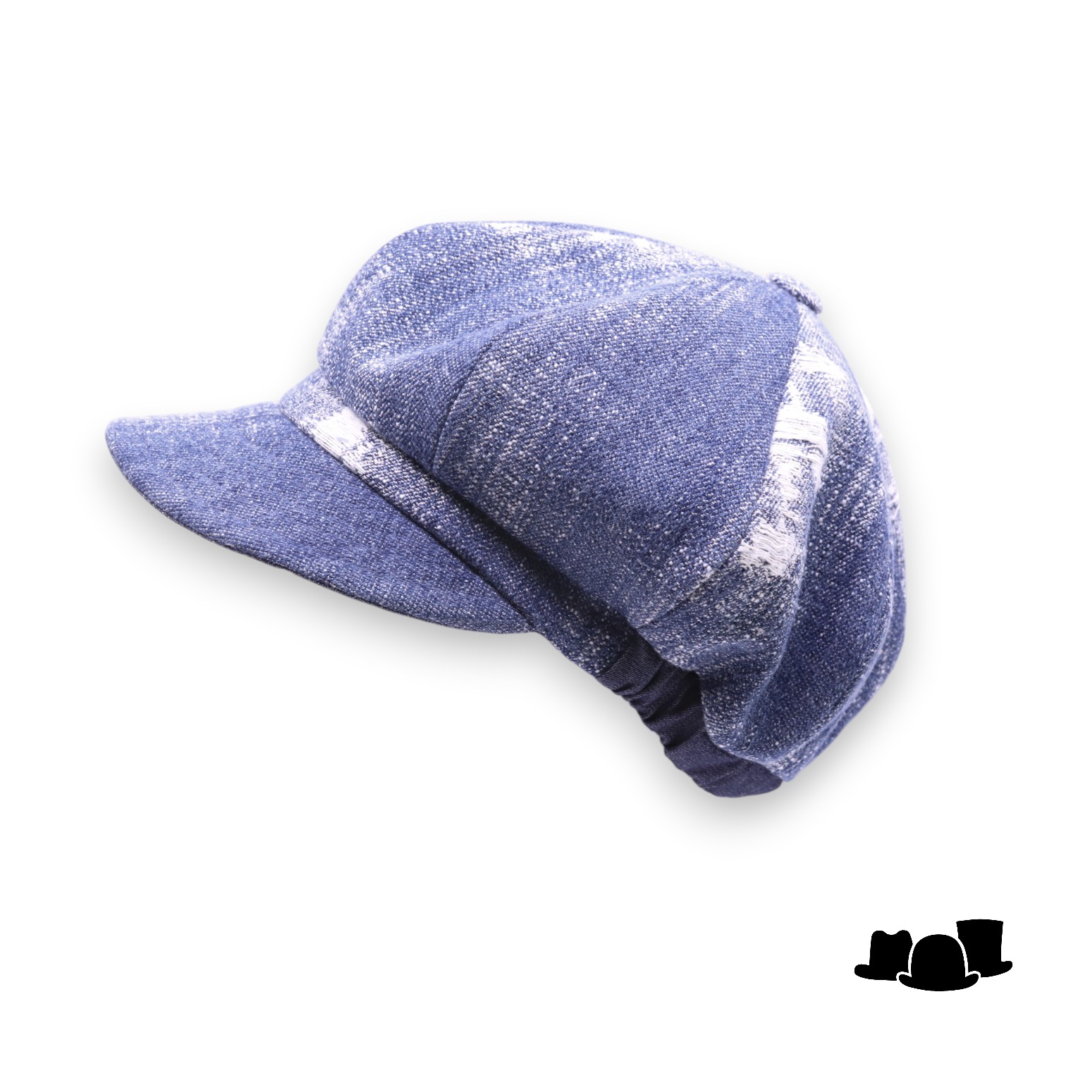 jos van dijck ballonpet alis99 katoen distressed blauw