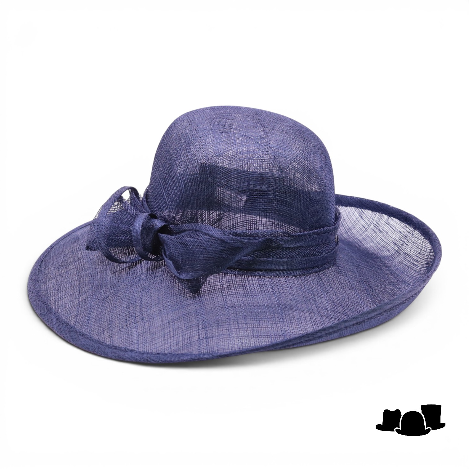 seeberger gelegenheidshoed sinamay mika donker blauw