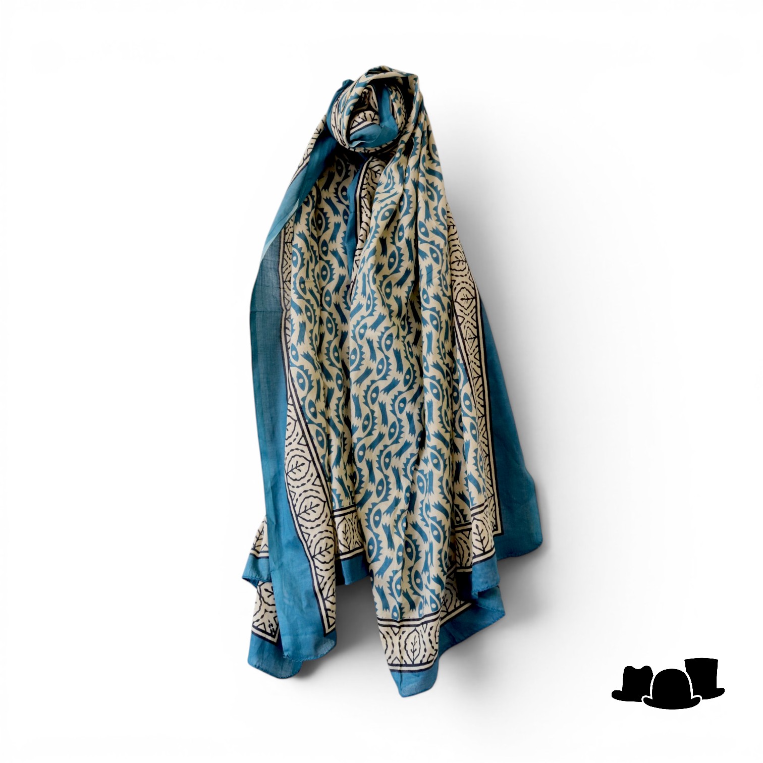 onkar zomer sjaal en pareo leela petrol and cream