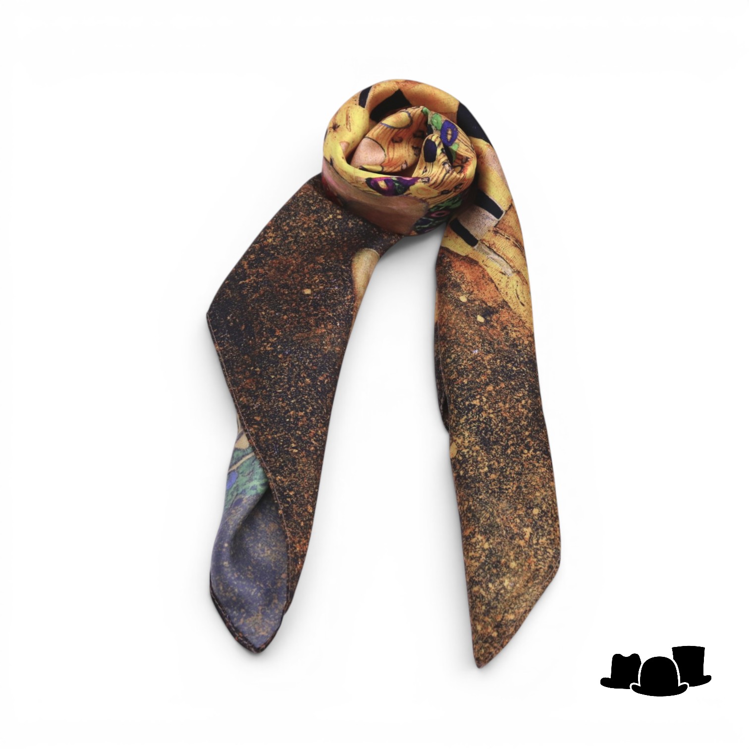 onkar neckerchief sjaaltje satijn the kiss