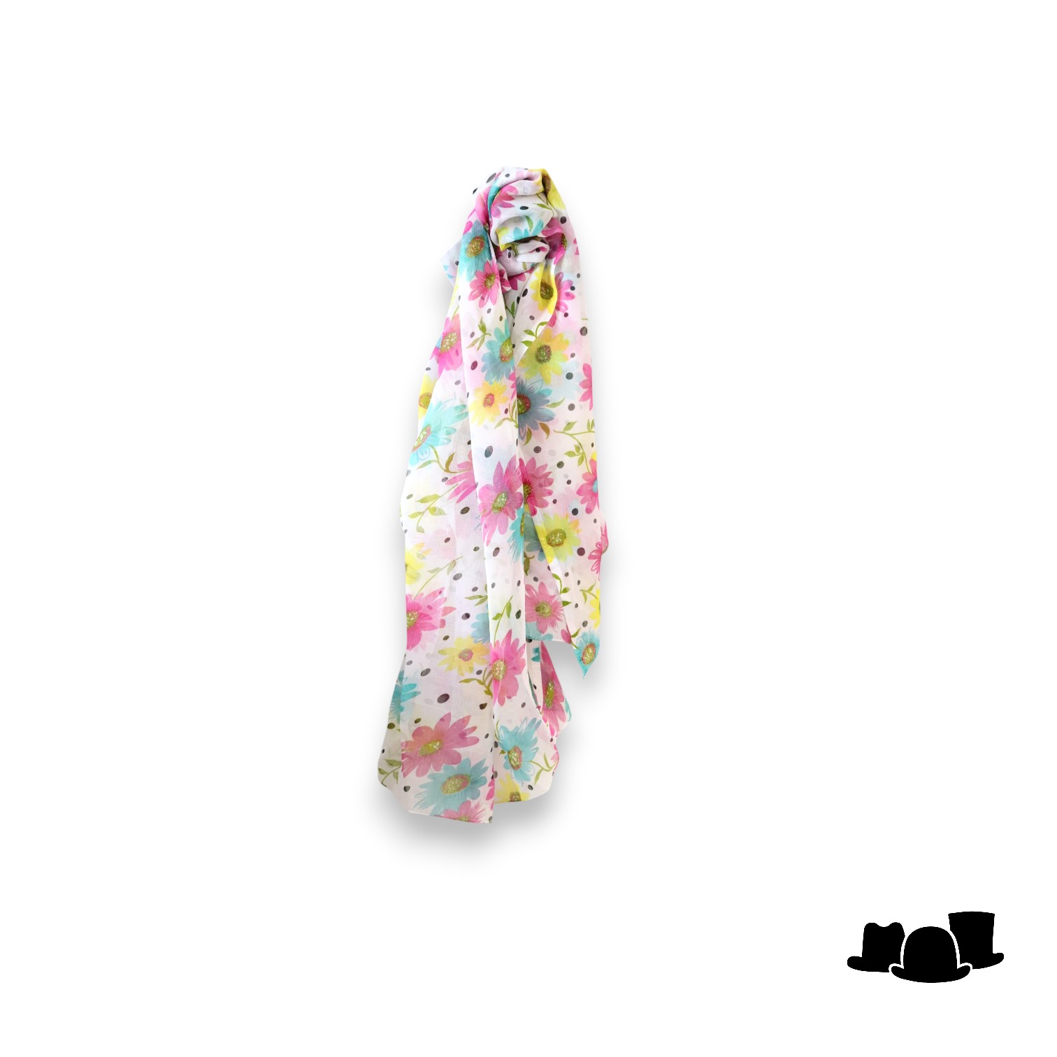 zomer sjaal veldbloemen multicolor 