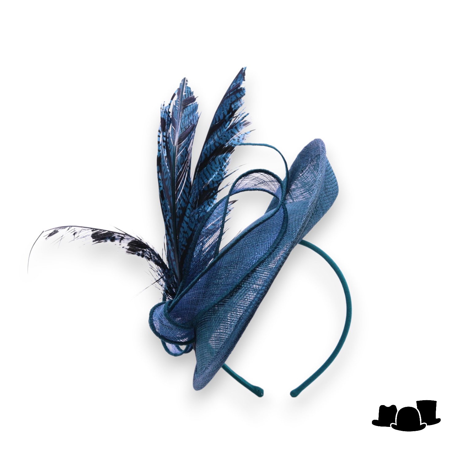 eigen atelier fascinator disc isilia petrol