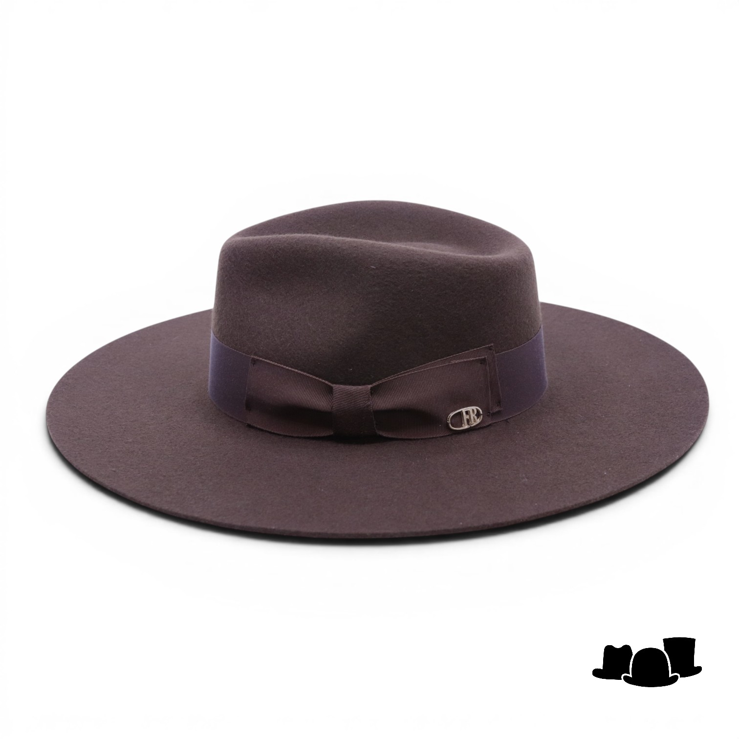 fernandez y roche fedora worden straight brim wolvilt bruin