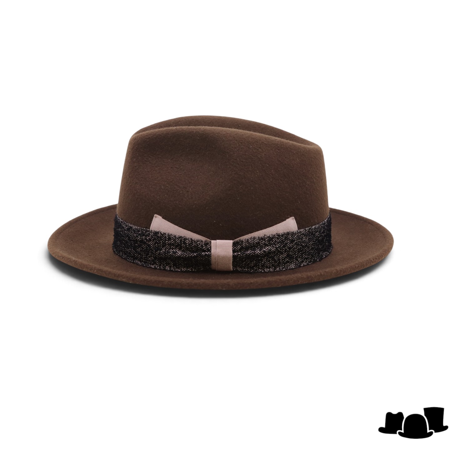 tesi fedora regina wol en haarvilt blend bruin
