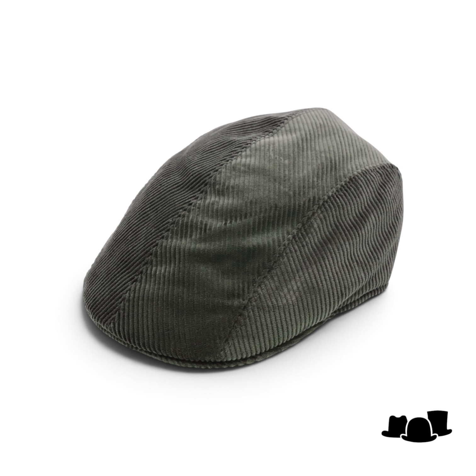 jos van dijck ivy pet split corduroy groen