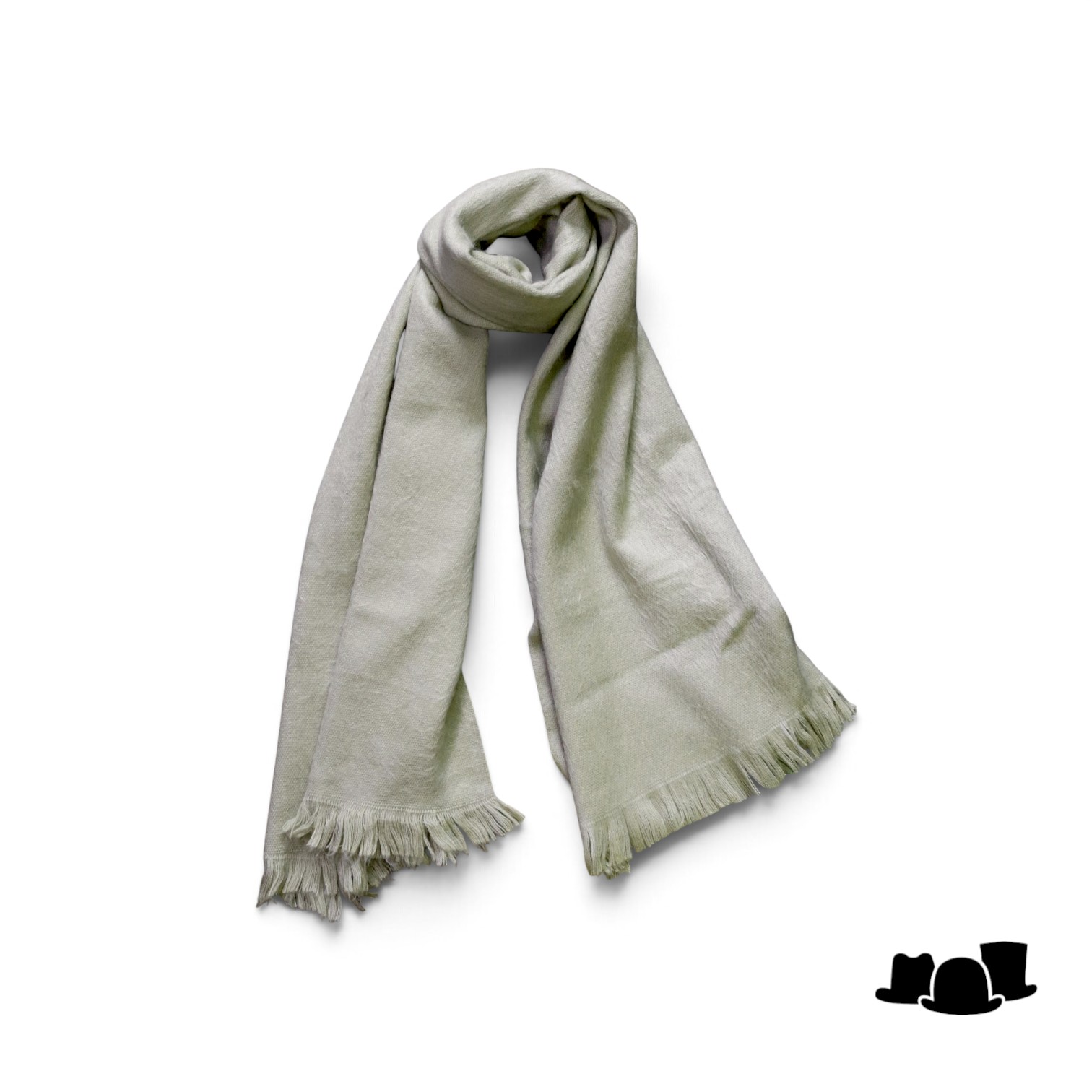 jos van dijck sjaal alpaca wol khaki groen