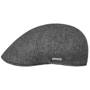 stetson ivy cap texas woolmix small herringbone grey