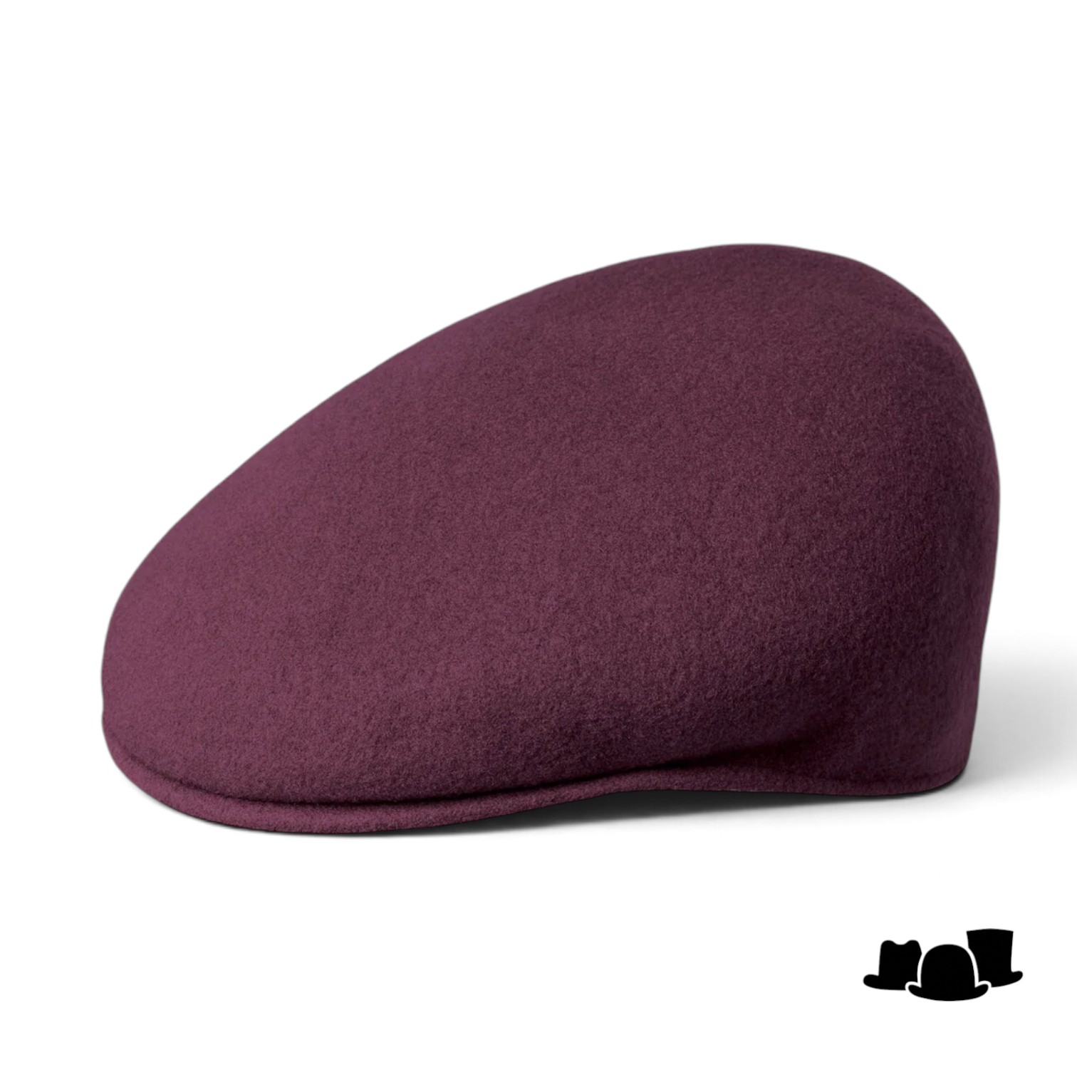 kangol flatcap 504 wool vino