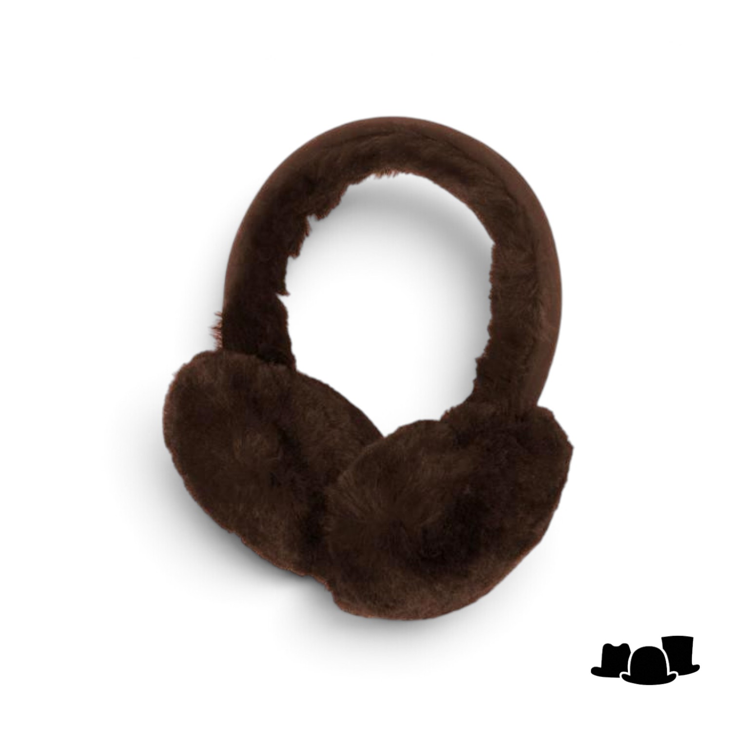 fiebig earwarmers leather and wool brown